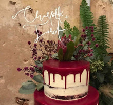 Load image into Gallery viewer, Layered Acrylic Custom Cake Topper