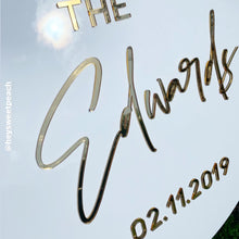 Load image into Gallery viewer, 60cm Round Acrylic Welcome Sign - 3D Layered Acrylic Lettering