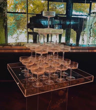 Load image into Gallery viewer, Champagne Tower Spill Tray - Clear Acrylic