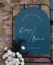 Load image into Gallery viewer, Karyn arch wedding welcome sign