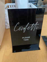 Load image into Gallery viewer, Custom Acrylic Counter &amp; Table Sign for Business