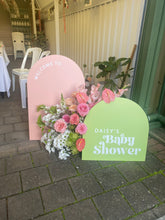 Load image into Gallery viewer, Daisy - Layered Arch Welcome Sign Duo