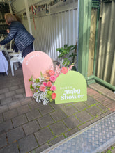 Load image into Gallery viewer, Daisy - Layered Arch Welcome Sign Duo