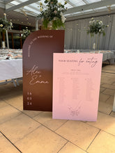 Load image into Gallery viewer, Welcome and Seating Signs - PVC Board 60x90cm + 90x120cm