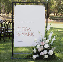 Load image into Gallery viewer, Elissa - Wedding Welcome Sign