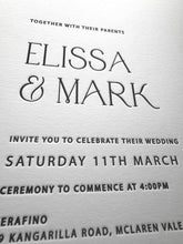 Load image into Gallery viewer, Elissa - Wedding Invitation