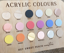 Load image into Gallery viewer, Acrylic colour options - 18 colours