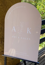 Load image into Gallery viewer, Amy - Arch Wedding Welcome Sign