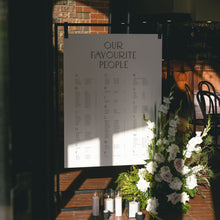 Load image into Gallery viewer, Elissa seating chart at Serafino, McLaren Vale