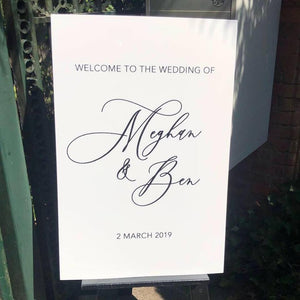 Welcome Sign 60x90cm - Acrylic