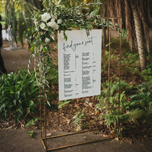 Load image into Gallery viewer, Welcome Sign + Seating Chart Package - Acrylic