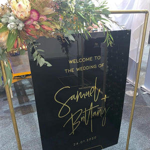 Welcome Sign + Seating Chart Package - Acrylic