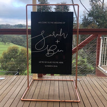 Load image into Gallery viewer, Copper Sign Stand