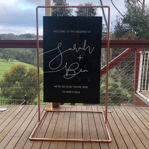 Welcome Sign 60x90cm - Acrylic
