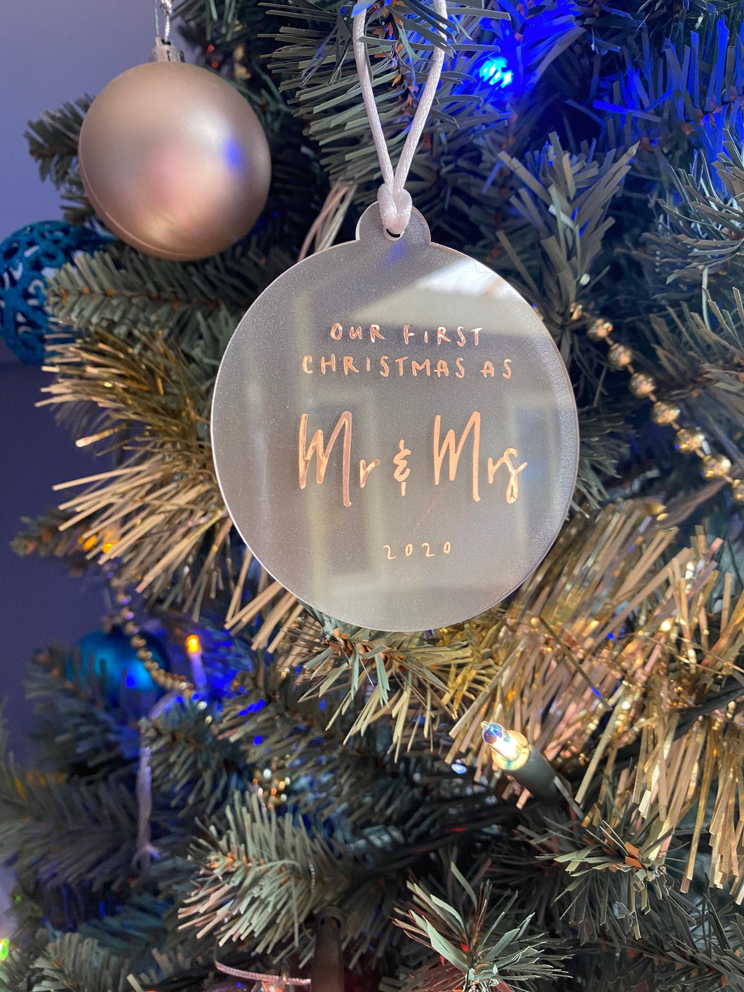 Personalised Acrylic Baubles