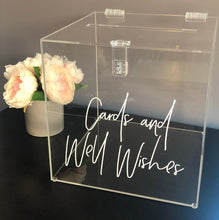 Load image into Gallery viewer, Clear 30cm Acrylic Wishing Well