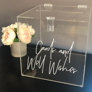 Clear 30cm Acrylic Wishing Well