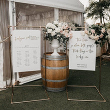 Load image into Gallery viewer, Welcome Sign + Seating Chart Package - Acrylic