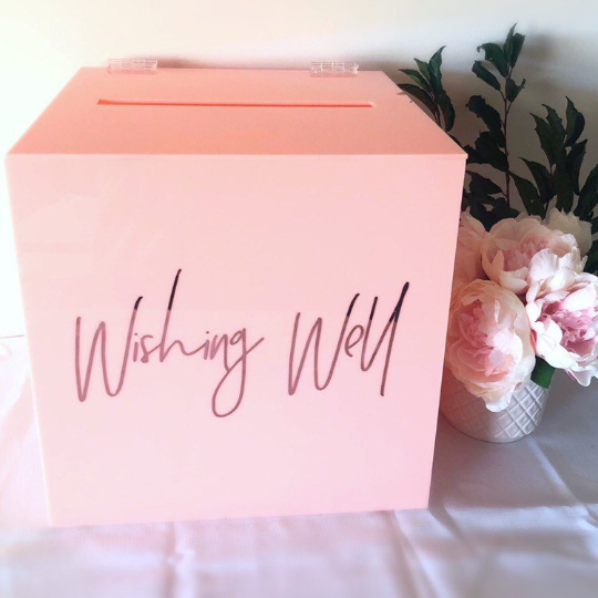 Blush 30cm Acrylic Wishing Well