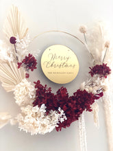 Load image into Gallery viewer, Engraved acrylic mirror hanging Christmas plaque