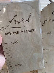 Loved Beyond Measure - Growth Chart