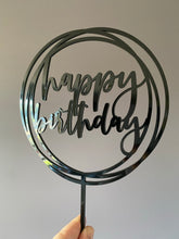 Load image into Gallery viewer, Happy Birthday Wreath Cake Topper