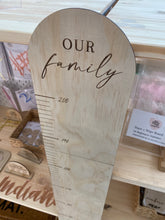 Load image into Gallery viewer, Our Family Growth Chart